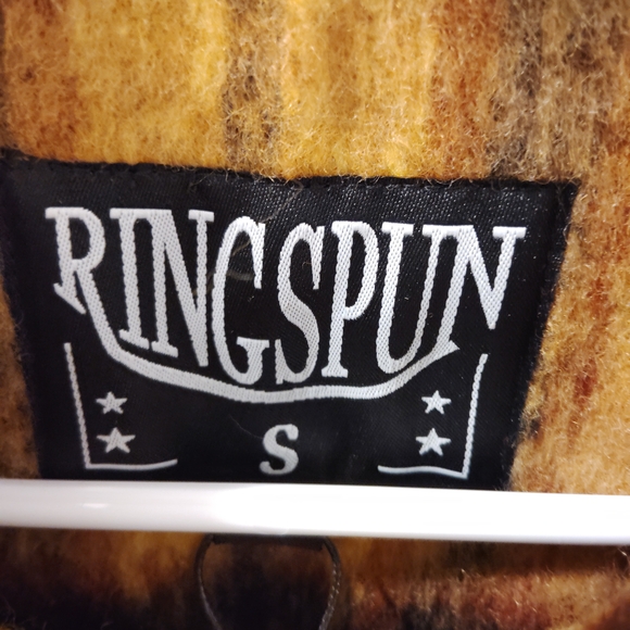 Ringspun Women's Tan Plaid Teddy Jacket NWT - Picture 3 of 5